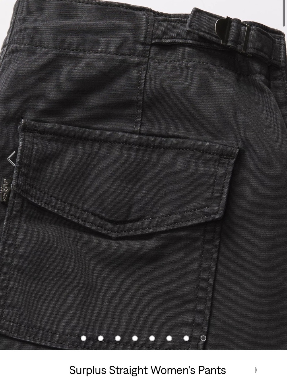 Levi's Women's surplus straight pants - Picture 2 of 5